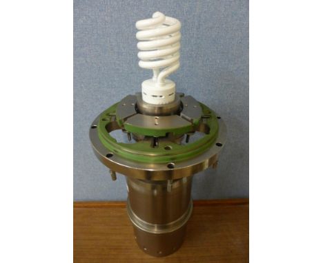 A R.A.F. Rolls-Royce Eurofighter Typhoon engine tooling part (converted into a lamp) 