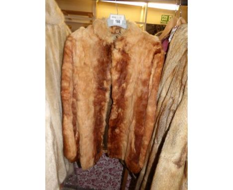 A vintage fur jacket.