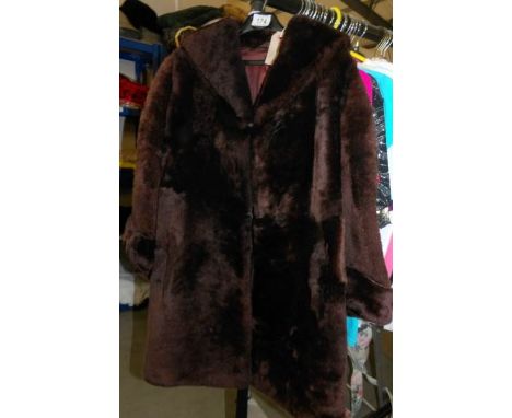A vintage fur coat.
