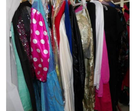 A approximately 25 vintage designer ware and fantasy costumes.