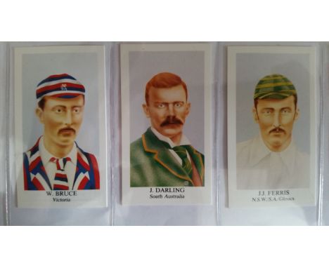 COUNTY PRINT SERVICES, cricket, mainly complete (15), standard size, in modern album, EX to MT, Qty