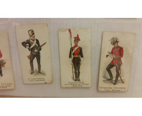 GALLAHER, Types of the British Army, Three Pipes (green) backs, small stain (3), FR to generally G, 8