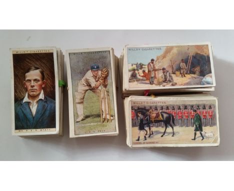 WILLS, complete (17), inc. Mining, Time &amp; Money, Allied Army leaders, The Coronation Series, Cricketers 1928 &amp; 2nd, H