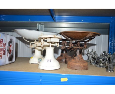 Two kitchen scales