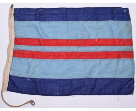 WW2 Royal Air Force Air Vice Marshall Station Flag, of multipiece construction with taped edge having manufactures details an