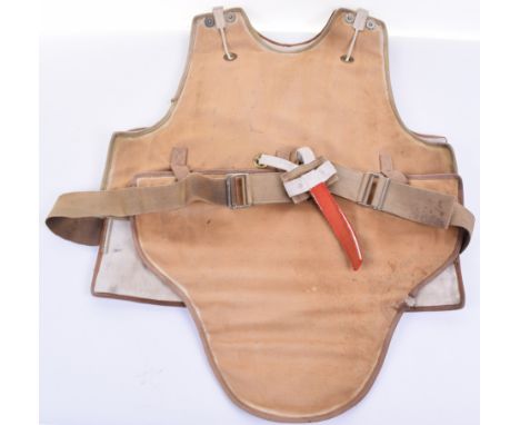 WW2 Wilkinson Made Royal Air Force Aircrew Flak Body Armour, canvas covered armour plated body armour as issue to British Bom
