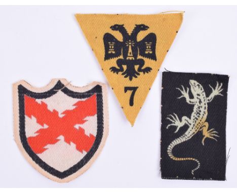 Three WW2 Cornwall Home Guard Formation Signs, all being printed examples, consisting of 5th (St Austell) Battalion, 7th (Fal