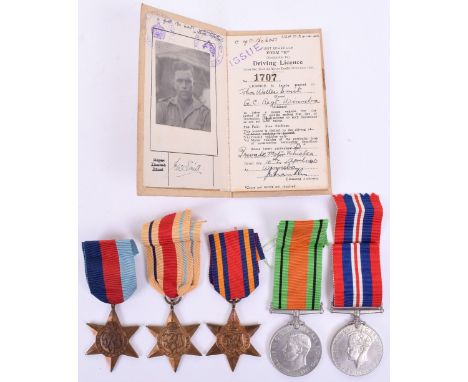 WW2 Officers Far East Casualty Group 3rd Battalion Gold Coast Regiment R.W.A.F.F, grouping attributed to Captain John Walter 