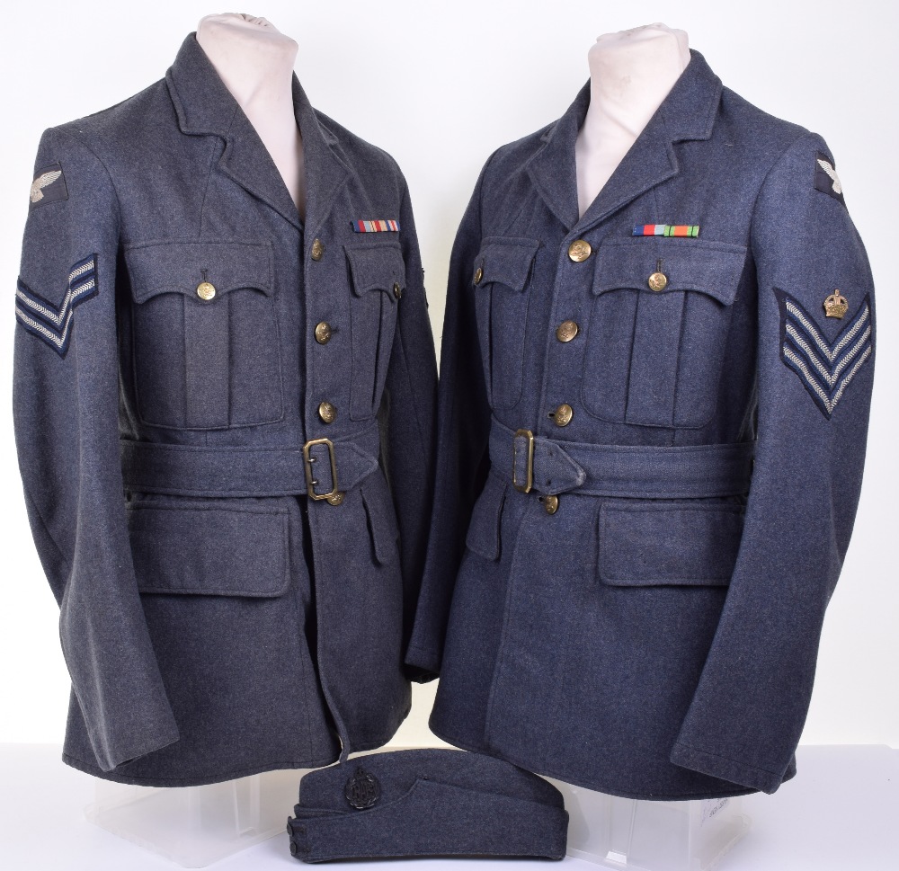WW2 Royal Air Force Flight Sergeants Uniform Group, consisting of four