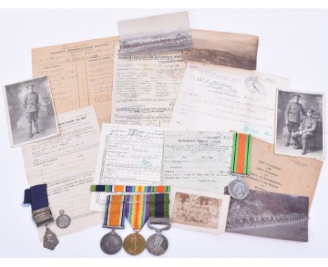 Great War & Afghanistan North West Frontier Medal Group of Four Kent Cyclist Battalion Royal West Kent Regiment, group consis