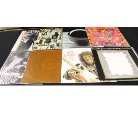 60s/70s ROCK/PROG - Great selection of 15 original title LPs. Artists/titles are The Rolling Stones (x2) - Sticky Fingers (or