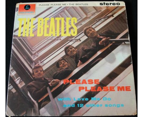 THE BEATLES - PLEASE PLEASE ME 1ST STEREO - A very scarce 1st UK stereo pressing of the famous debut studio album by The Beat