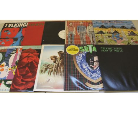 TALKING HEADS/COSTELLO - Decent collection of 30 releases including promo copies. Talking Heads (x13) titles will include Rem