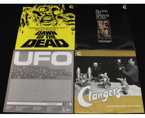 SOUNDTRACKS - TRUNK - Great bundle of 4 x limited edition soundtrack LPs. Titles are Dawn Of The Dead (JBH 0011LP limited to 