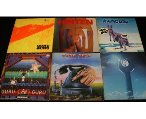 KRAUTROCK - Sublime collection of 11 x LP's to include the first 6 (1st pressing) LP's from free-jazz specialists Guru Guru. 