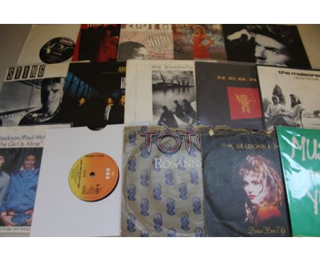 80s/90s POP - Eclectic collection of around 230 x 7" singles featuring hits by the likes of Oasis - Wonderwall, Toto, Bonnie 