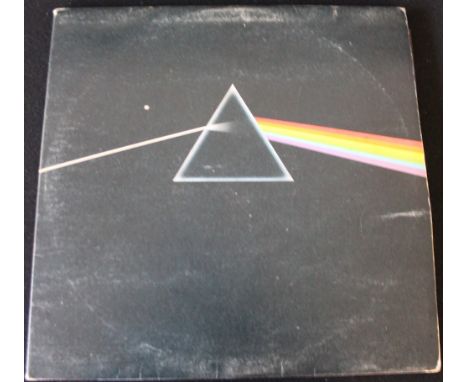 PINK FLOYD - DARK SIDE OF THE MOON BLUE TRIANGLE - A 1st "solid blue triangle" UK pressing of the much respected 1973 release