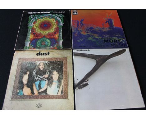 PROG/HARD ROCK - Excellent collection of 9 x brill LP's. Artists/titles are Pink Floyd - More Soundtrack (1st UK issue flipba