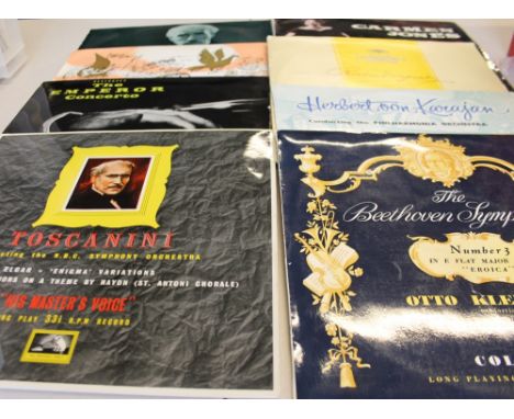 CLASSICAL LPs/BOXSETS/SINGLES - Varied and interesting collection of over 100 x LPs and a small selection of 7" records and c