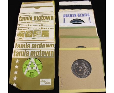 SOUL DEMOS - A nice pack of 31 x 7" demonstration singles with a large selection of Tamla Motown (including 10 x green/white 