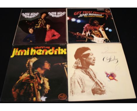 JIMI HENDRIX - A great pack of 8 x LP's from the immensely influential Hendrix. To include a 1st UK pressing Of Are You Exper