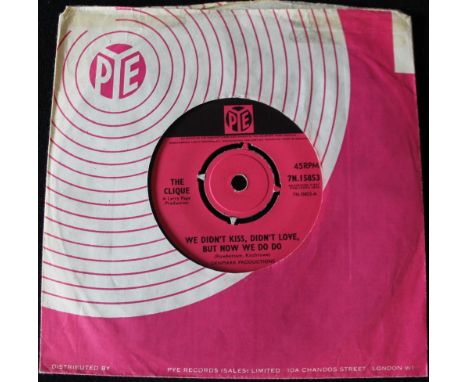 THE CLIQUE - Another stomper from this major Freakbeat/Psych outfit, this single We Didn't Kiss, Didn't Love, But Now We Do D