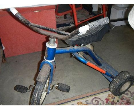 A vintage tricycle.