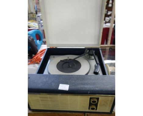 A Vintage record player.