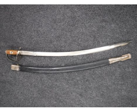 An Indian sword in scabbard