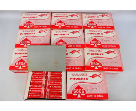 Golden Phoenix - Playing Cards - Unsold Shop Stock - A bulk load of 11 boxes of Golden Phoenix Playing Cards (#6806)  from un