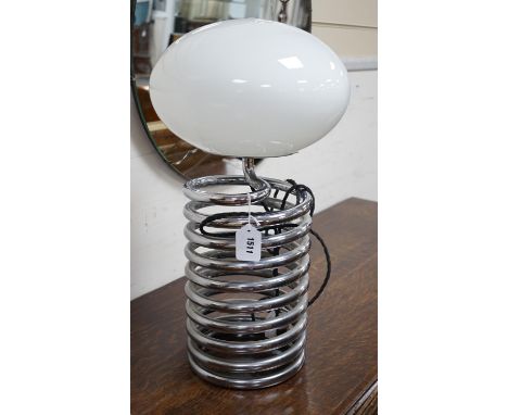 A vintage chrome table lamp by Ingo Maurer for Design M, Germany 1960s,