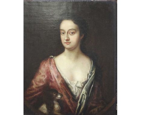 After Sir Peter Lely (1618-1680) - Portrait of Mary, Princess of Orange, oil on canvas (with old re-lining), 71 x 58cm 