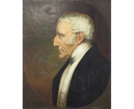 J Palmer (XIX)- Portrait of the Duke of Wellington, oil on canvas (re-lined), 60 x 49cm