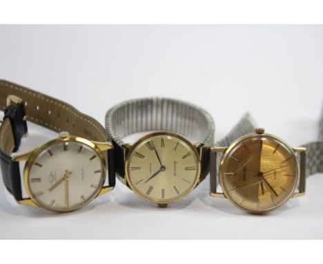 Men's WRISTWATCHES Assorted Vintage Hand-wind Working Inc Talis x 3     941974