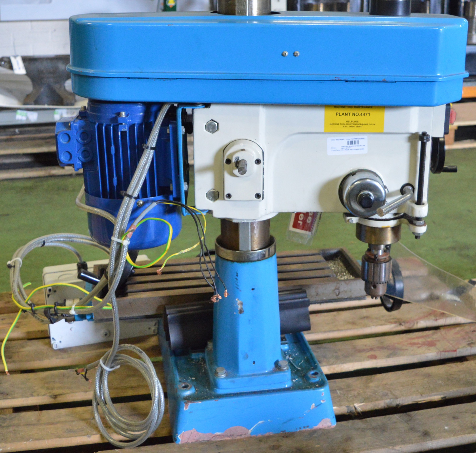 Pillar Drill/Milling Machine Benchtop, Chester E25MT4471.