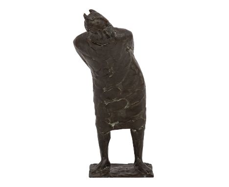 KOZIOL,HERMANN (1926-2011) "Teufel" Bronze, Ed. 20/300, signiert, H: 27 cm. Leichte Altersspuren.| KOZIOL,HERMANN (1926-2011)