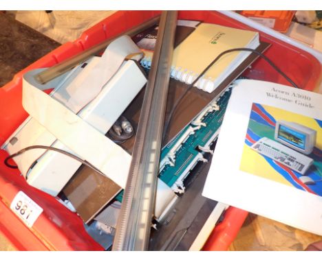 Three boxes of mixed computer items including some BBC examples CONDITION REPORT: Included in this lot: Photoboard 203A, vari