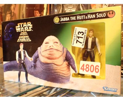 Boxed Kenner Jabba the Hut and Han Solo  