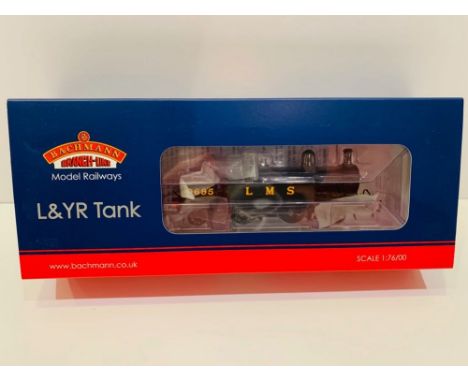 Bachmann OO Gauge 31-165 L&amp;YR 2-4-2 Tank LMS New Ex Shop Stock