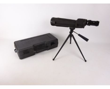 Tasco 3700 spotting scope with tripod stand in fitted case   Condition Report   Click here for further images, condition, auc