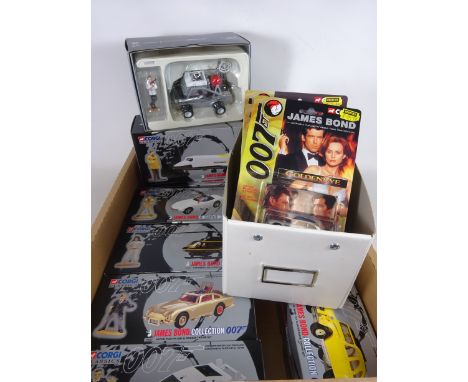 Eight vehicles from the Corgi James Bond collection and other Corgi James Bond cars, all in original packaging     Condition 