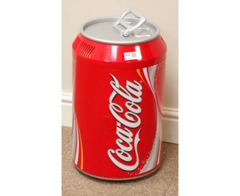Small 'Coca Cola' min-fridge, H45cm (This item is PAT tested - 5 day warranty from date of sale)   Condition Report   Click h