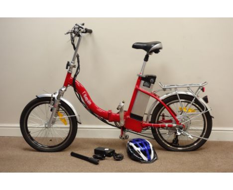 Pro Rider E-Wayfarer electric folding bicycle (This item is PAT tested - 5 day warranty from date of sale)   Condition Report