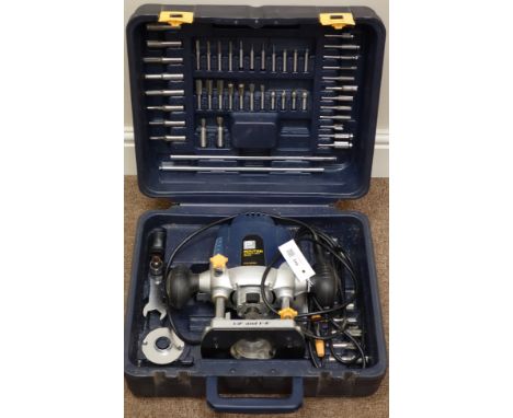 Pro CLM1200RSK 1200W 12.7mm router with accessories  (This item is PAT tested - 5 day warranty from date of sale)   Condition