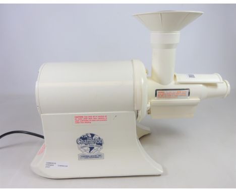 Champion 2000 Commercial juicer  (This item is PAT tested - 5 day warranty from date of sale)   Condition Report   Click here