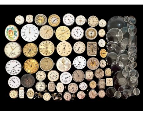 A Collection of Watch Movements (from gold watches) to include Swiss made movements, Rotary Super Sports, Otis, Bentina, Desi