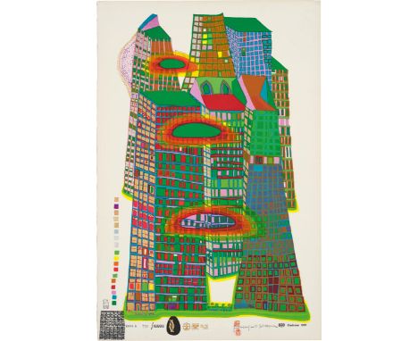 686 Friedensreich HundertwasserGOOD MORNING CITYVenedig 197084,8 x 55,8 cmHerausgegeben von: Dorothea Leonhart, München 1969 