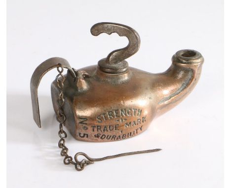 A.C. Wells &amp; Co Well's Single Torch Lamp No.5, 15.5cm wide