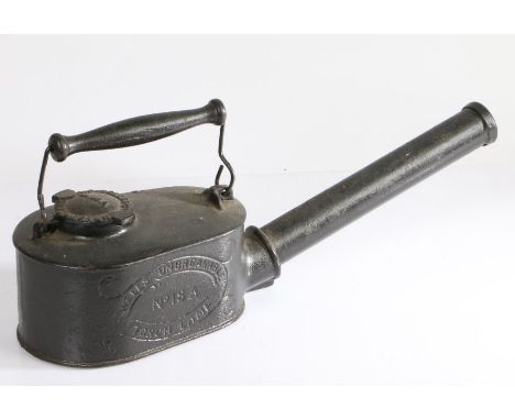 A.C. Wells Unbreakable Torch Lamp No.18A, 54cm long