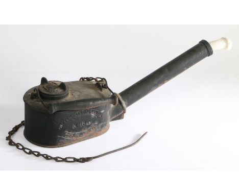 A.C. Wells Unbreakable Torch Lamp No.18A, 54cm long